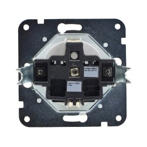 Milos Schutzkontakt-Steckdose mit Bewegungsmelder – PIR Sensor, weiß matt
