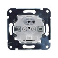 Milos Schutzkontakt-Steckdose mit Bewegungsmelder – PIR Sensor, weiß matt