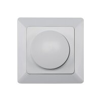 MILOS LED-Dimmer Weiß Matt | Phasenanschnitt | Unterputz | 3–60?W LED