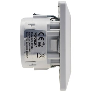 2-fach USB-Ladedose Delphi & MILOS | USB-A 3,1A Unterputz - AUSLAUFARTIKEL