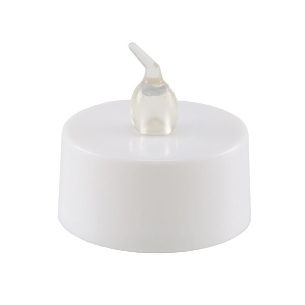 LED Teelichter 12er Set flackernd mit Batterie – warmweiß