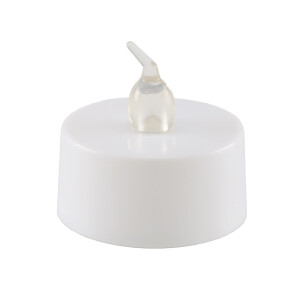 LED Teelichter 12er Set flackernd mit Batterie – warmweiß
