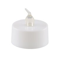 LED Teelichter 12er Set flackernd mit Batterie – warmweiß