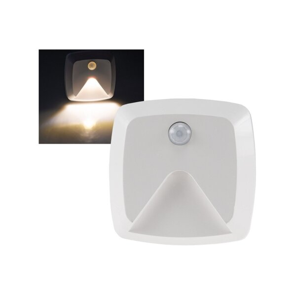 LED Treppenlicht mit Bewegungsmelder Batteriebetrieb, 3x AAA, warmweiß