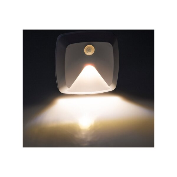 LED Treppenlicht mit Bewegungsmelder Batteriebetrieb, 3x AAA, warmweiß