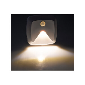 LED Treppenlicht mit Bewegungsmelder Batteriebetrieb, 3x AAA, warmweiß