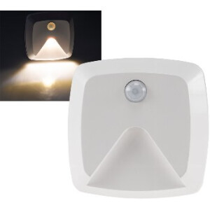LED Treppenlicht mit Bewegungsmelder Batteriebetrieb, 3x AAA, warmweiß