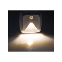 LED Treppenlicht mit Bewegungsmelder Batteriebetrieb, 3x AAA, warmweiß