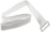 Klettband mit Öse, 5er Pack 80x3cm, Weiß