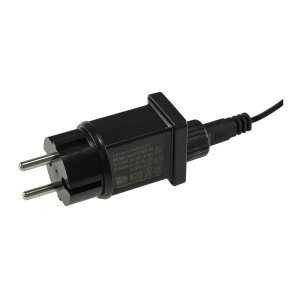 LED Deko-Lichterkette warmweiß – 4?m, 40 LEDs, IP44 Netzteil, schwarz