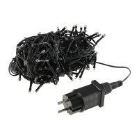 LED Außen-Lichterkette CT-ALK200 – 20?m, 200 LEDs warmweiß, IP44, schwarz