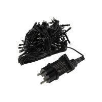 LED Außen-Lichterkette CT-ALK100 – 10?m, 100 LEDs warmweiß, IP44, schwarz