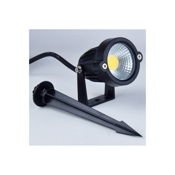 LED Gartenleuchte CT-GS5 – 5?W, warmweiß, mit Erdspieß, IP44, 230?V