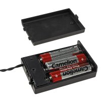 LED Batterie-Lichterkette 6m 40 Kugeln in Kristall Design Kugel Ø 23mm 2 Modi 3x AA Batterie Warmweiß