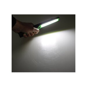 LED Arbeitsleuchte Werkstattleuchte schmal & flach Inspektionsleuchte 3W Batteriebetrieben 300 Lumen Haken Magnetfuß