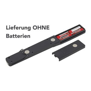 LED Arbeitsleuchte Werkstattleuchte schmal & flach Inspektionsleuchte 3W Batteriebetrieben 300 Lumen Haken Magnetfuß