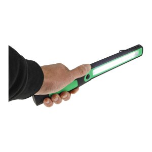 LED Arbeitsleuchte Werkstattleuchte schmal & flach Inspektionsleuchte 3W Batteriebetrieben 300 Lumen Haken Magnetfuß