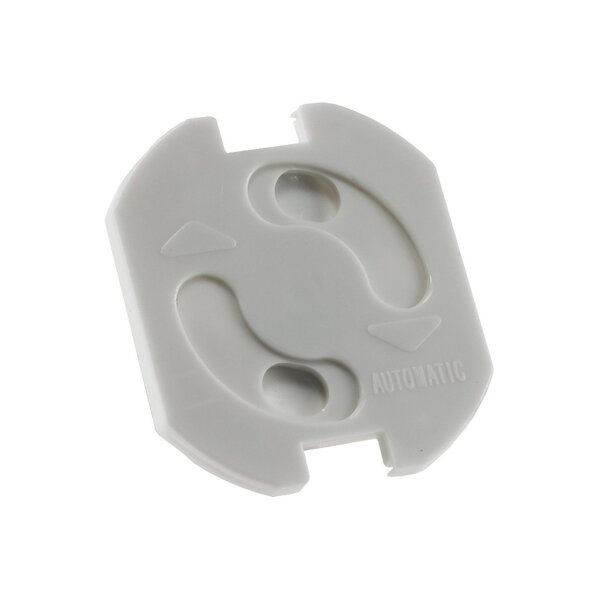 Kindersicherung für Steckdosen 5 Stück zum Kleben I Kinderschutz für Steckdosen I Steckdosen-Absicherung I erhöhte Sicherheit I Dreh-Mechanik I Weiß