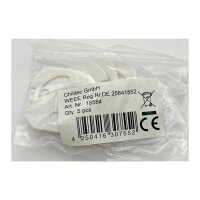 Kindersicherung für Steckdosen 5 Stück zum Kleben I Kinderschutz für Steckdosen I Steckdosen-Absicherung I erhöhte Sicherheit I Dreh-Mechanik I Weiß