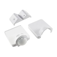 IP65 Bewegungsmelder Aussen 360° Aufputz 10 Meter Reichweite Eck Montage Weiß