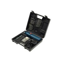 Gravur Schleif Werkzeug Akku Bohrmaschine mit 51 Werkzeugen Schleifen Reinigen Gravieren inkl. Transport Koffer