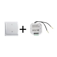 Pilota Casa Funk Starter-Set No.3 – Funk-Wandschalter & Empfänger | 230V | bis 2000W