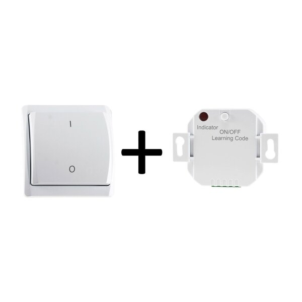 Pilota Casa Starter-Set No.2 – Funk Wandschalter & Empfänger