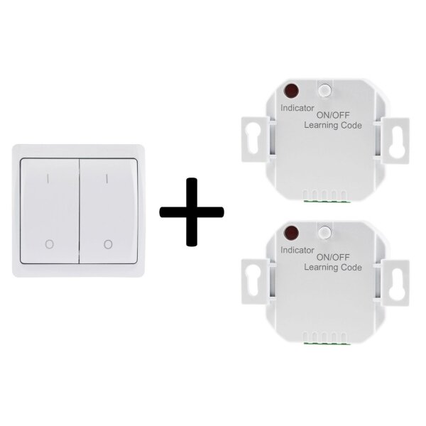 Pilota Casa Funk Starter-Set 4 – Wandschalter & UP-Empfänger