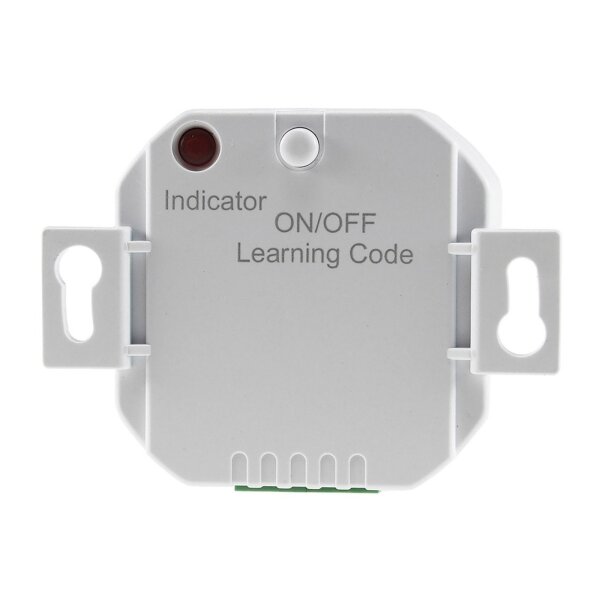 Pilota Casa Funk-Empfänger 1-Kanal | 433,92?MHz | 2300?W | UP-Einbau | für bis zu 10 Sender