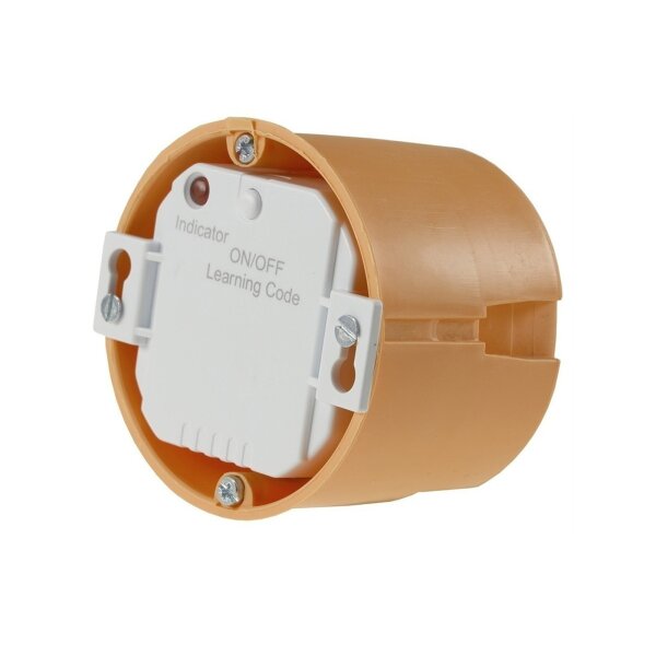 Pilota Casa Funk-Empfänger 1-Kanal | 433,92?MHz | 2300?W | UP-Einbau | für bis zu 10 Sender