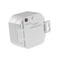 Pilota Casa Funk-Empfänger 1-Kanal | 433,92?MHz | 2300?W | UP-Einbau | für bis zu 10 Sender