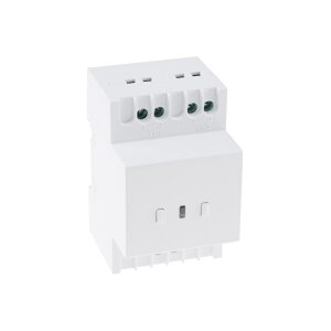 Funk Schalt Empfänger für Hutschiene I Montage im Schaltkasten I 230V / 16A I LED Funktionsanzeige I 2 Schalt Ausgänge