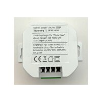 Funk Dimmer Unterputz 230V – LED Dimmer mit Fernbedienung Pilota Casa Empfänger