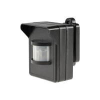 Funk Bewegungsmelder Außen IP44 – PIR Sensor mit Dämmerungssensor 433 MHz Pilota Casa