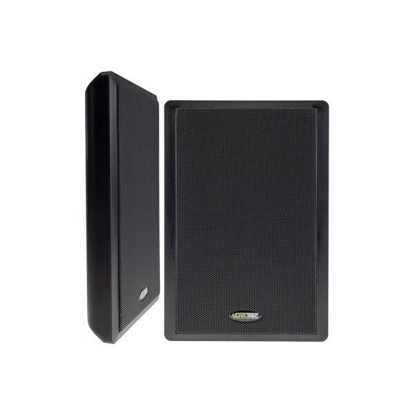 Flatpanel-Lautsprecher 2-Wege 40Watt 2 Stück Wand-Lautsprecher 37mm flach Schwarz