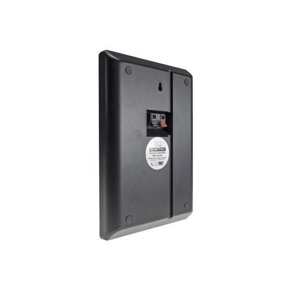 Flatpanel-Lautsprecher 2-Wege 40Watt 2 Stück Wand-Lautsprecher 37mm flach Schwarz