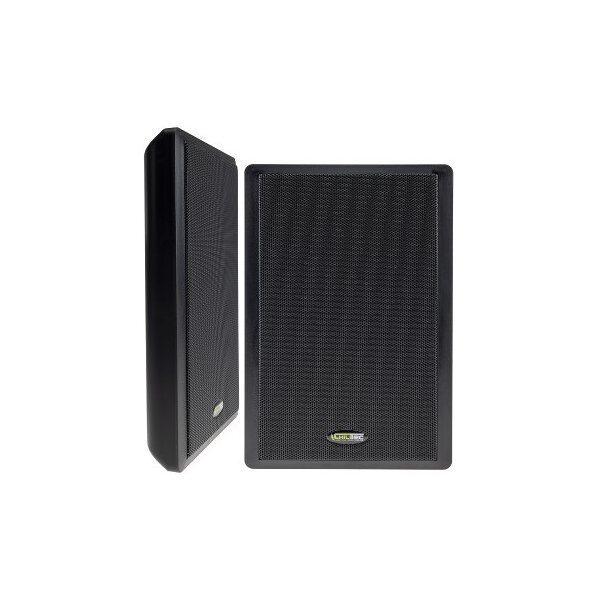 Flatpanel-Lautsprecher 2-Wege 40Watt 2 Stück Wand-Lautsprecher 37mm flach Schwarz