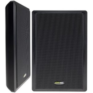 Flatpanel-Lautsprecher 2-Wege 40Watt 2 Stück Wand-Lautsprecher 37mm flach Schwarz