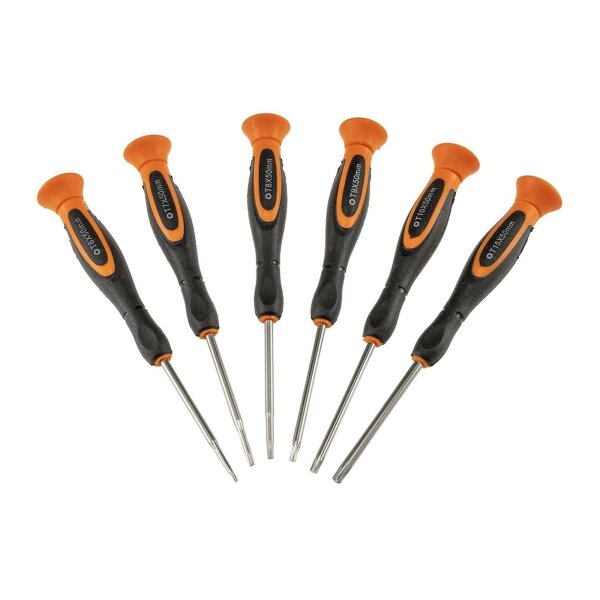 Feinmechaniker Torx Schraubendreher 6-teilig T6 T7 T8 T9 T10 T15 in Transportbox Uhrenwerkzeug Modellbau Kleinbauteile