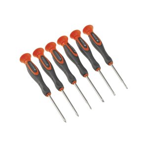 Feinmechaniker Schraubendreher 6-teilig 3x Schlitz- &...
