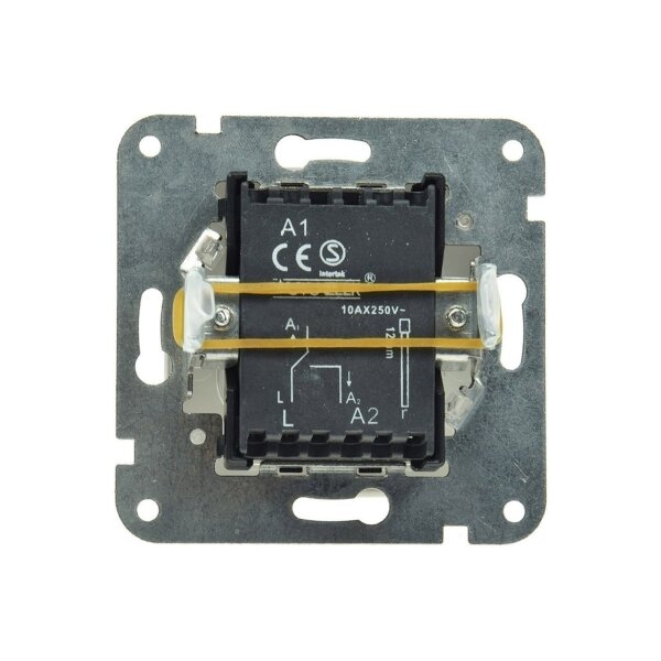 DELPHI Wechselschalter Unterputz Lichtschalter 230V Ohne Rahmen Komfort Klemmanschluss Weiß