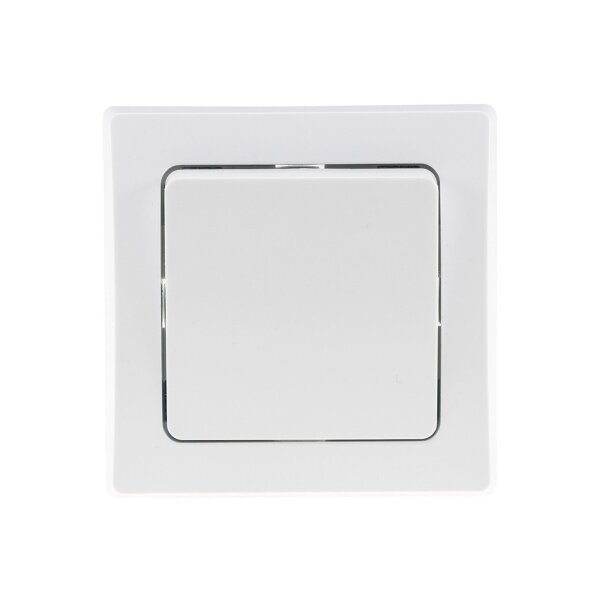 DELPHI Wechselschalter – Unterputz, 250?V, 10?A, weiß, Klemmbefestigung