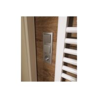 DELPHI UP Schutzkontakt-Steckdose 250V 16A Rahmen Klemmanschluss Silber