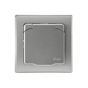 DELPHI Steckdose Unterputz IP44 Feuchtraum-Steckdose mit...