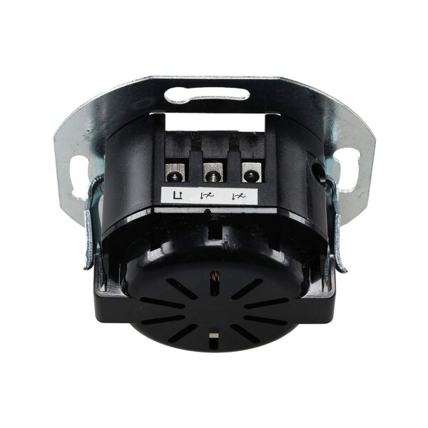 Kombi-Set LED-Dimmer & Steckdose, Weiß, 2-fach Rahmen, 230V, 3–60W LED, Unterputz