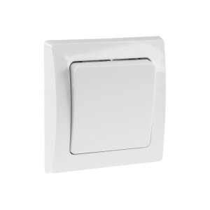 DELPHI Kreuzschalter, 250V~/ 10A, mit 1-fach Rahmen...