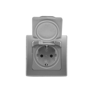 DELPHI IP44 Steckdose und Schalter für Aussen 250V...