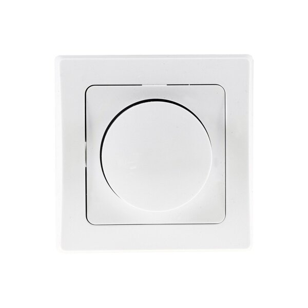 DELPHI Dimmer Weiß, 20–300W, Phasenanschnitt, 2-Draht, für Halogen, Glühlampen