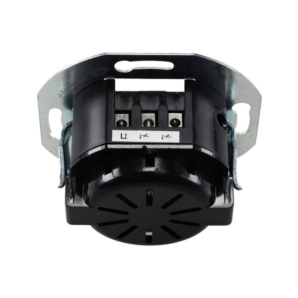 DELPHI LED Dimmer Silber, 3–60W, 2-Draht Technik, Phasenanschnitt, für LED und Halogen