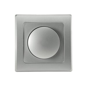 DELPHI LED Dimmer Silber, 3–60W, 2-Draht Technik,...